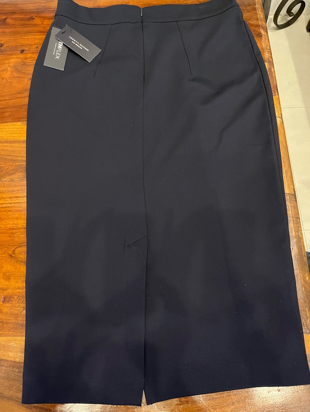 Tommy Hilfiger Navy Pencil Skirt